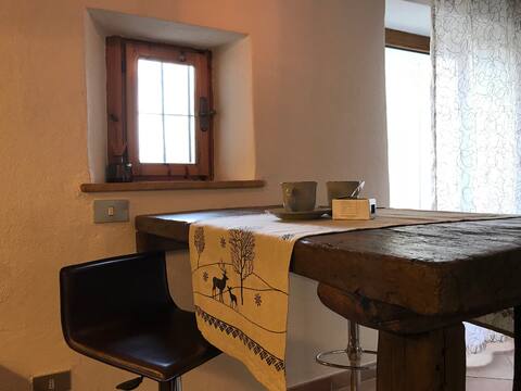 The intimacy, studio 2 km from Aosta