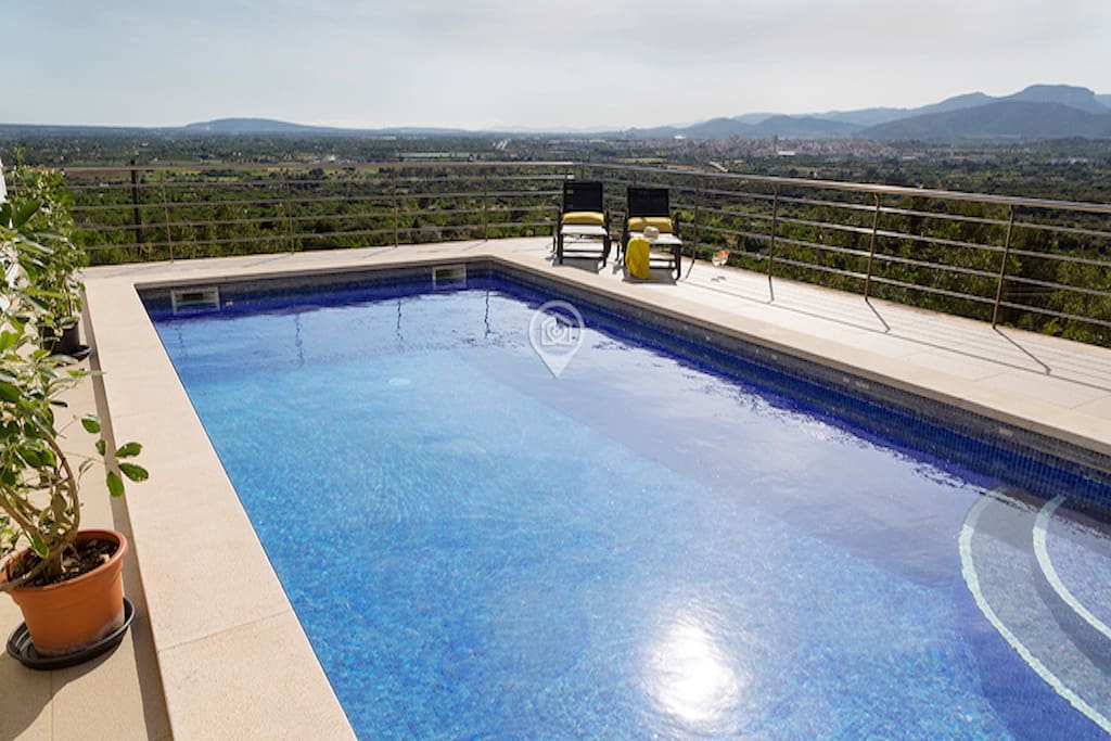 Lovely view from pool