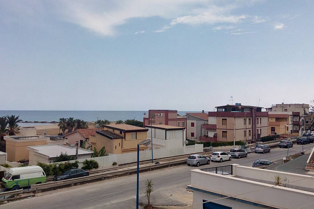Vista dal balcone