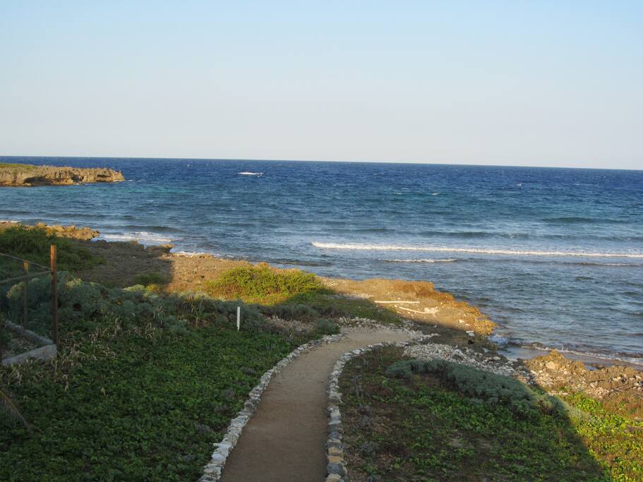 Walkway from Apartment to Ocean