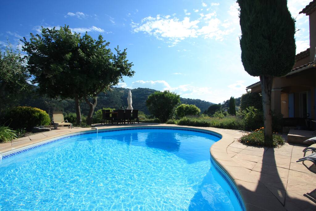 View from poolside