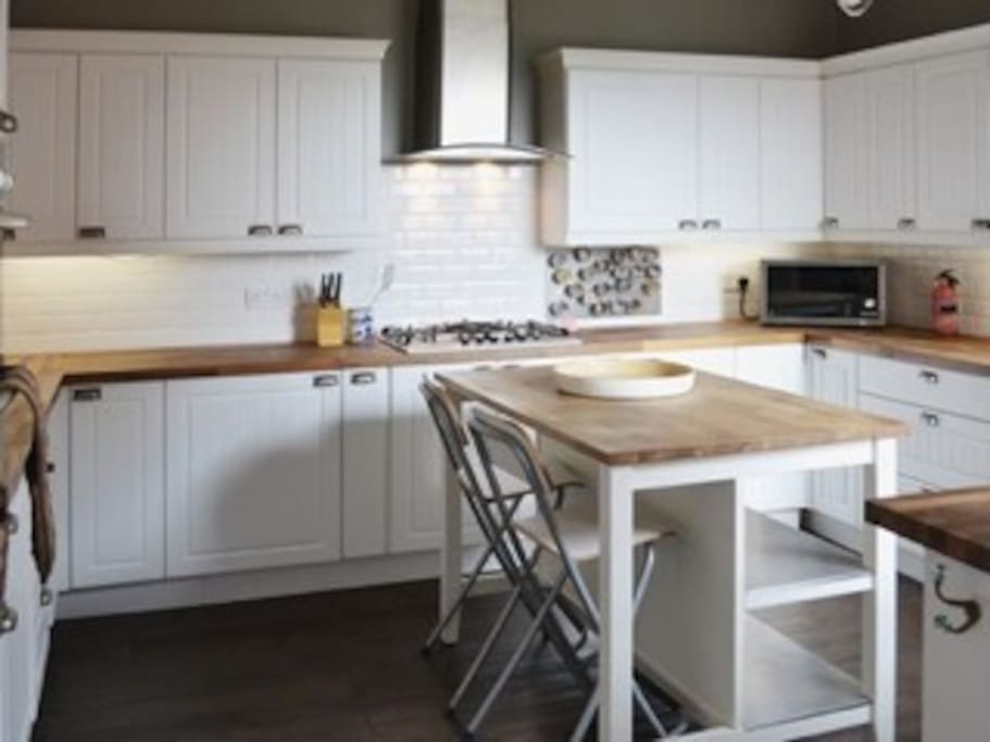 Stylish large kitchen