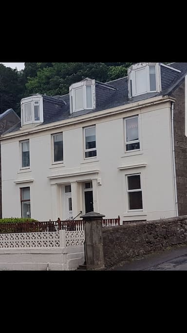 The front of the flat