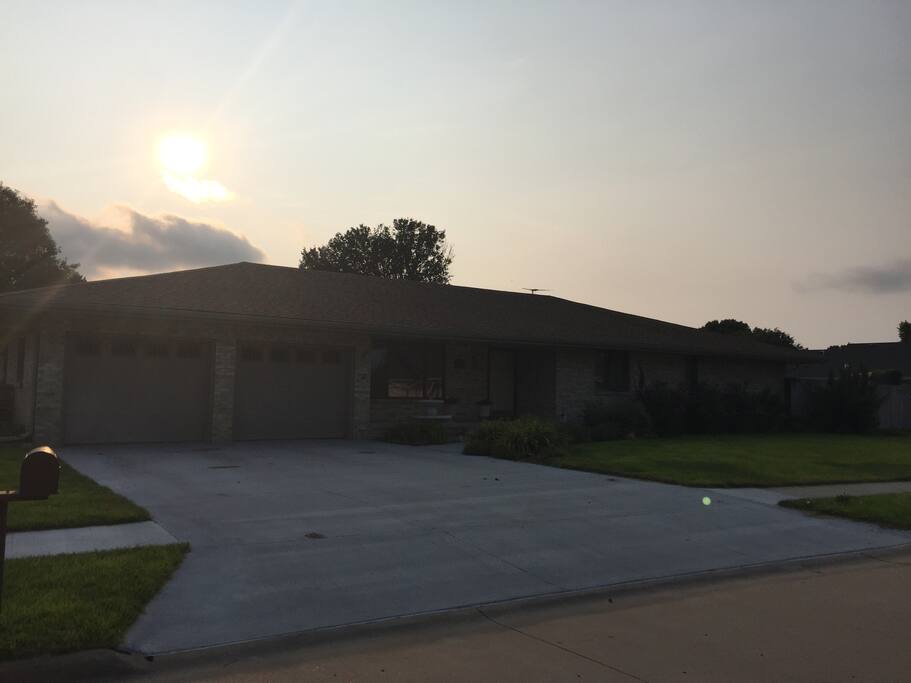 Front of the house