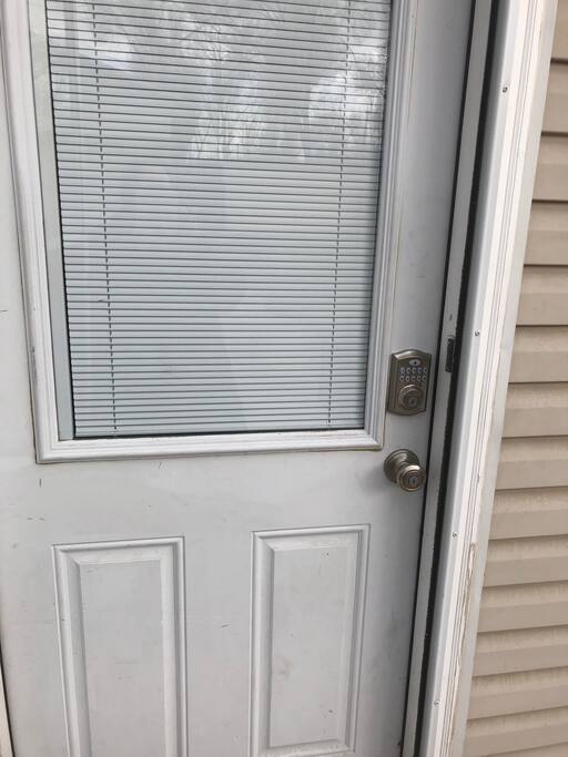 Back door entrance