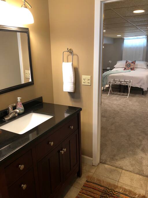 Bathroom w/view to bedroom