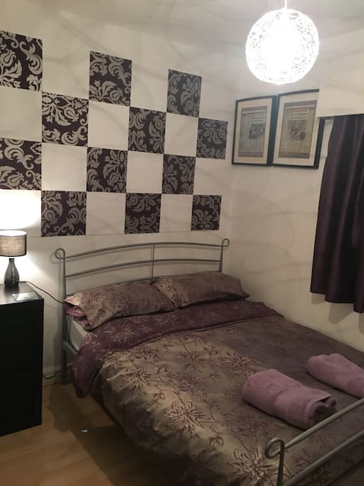 Private double bedroom with plenty of storage.