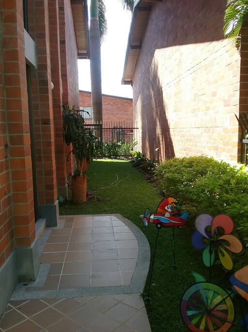 zona verde interior.