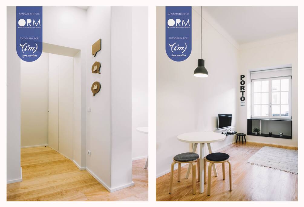 Hall + Living room