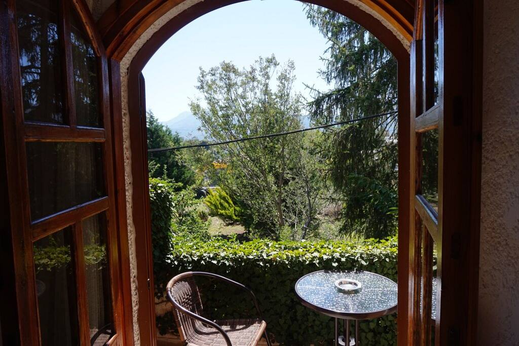 Dikti's mountain view from the room!