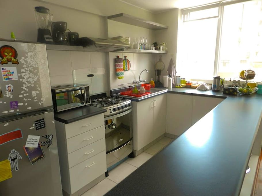 Fully equipped kitchen