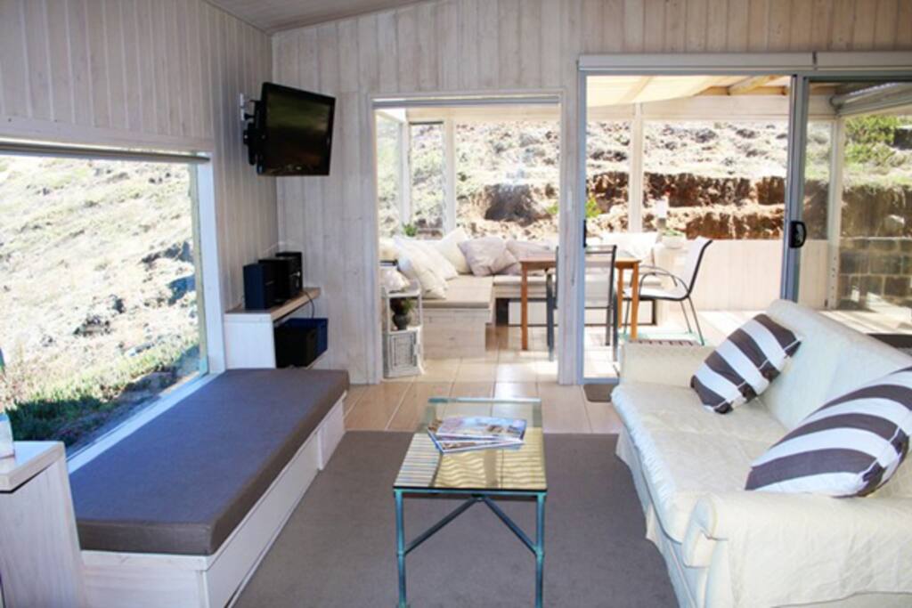 Open plan living area