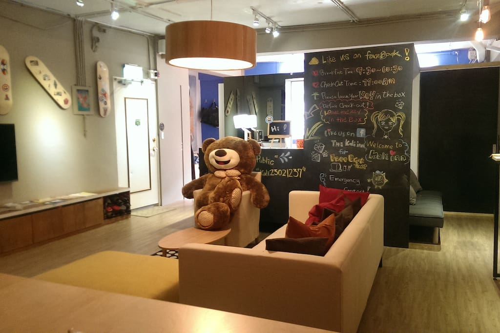 Have you met our kali Inn mascot ? kali bear is here !