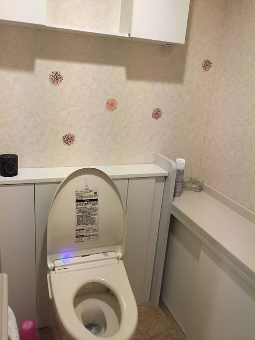 Toilet(sharing with owner) 大家と共有のトイレ