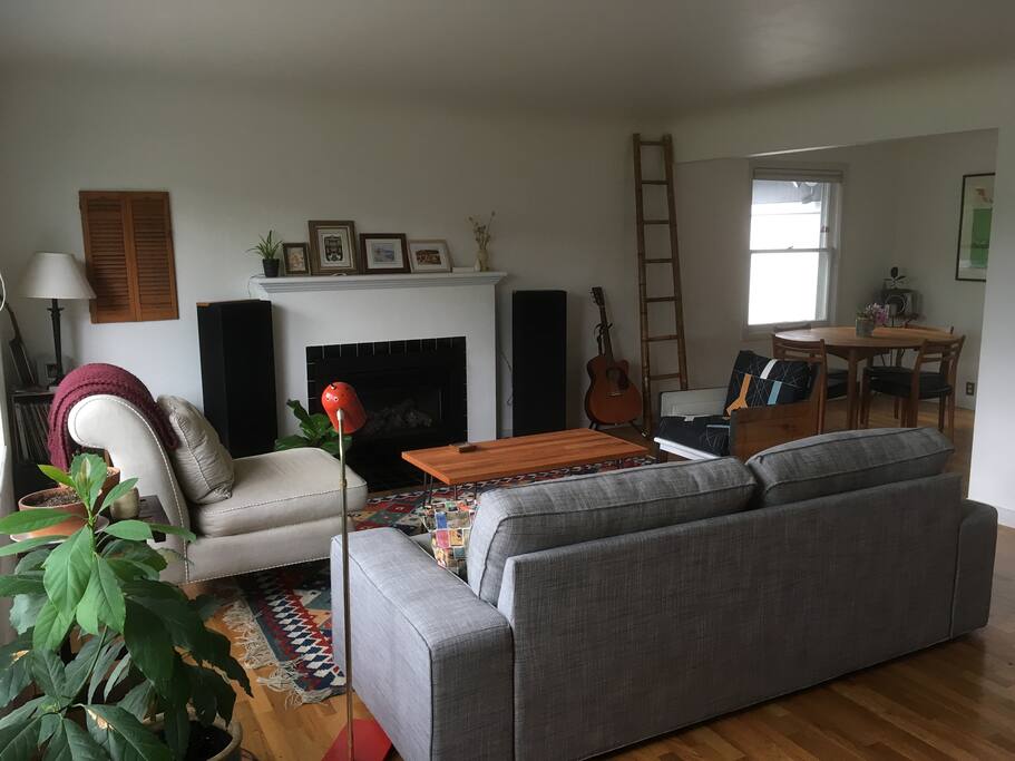 Light, bright living area