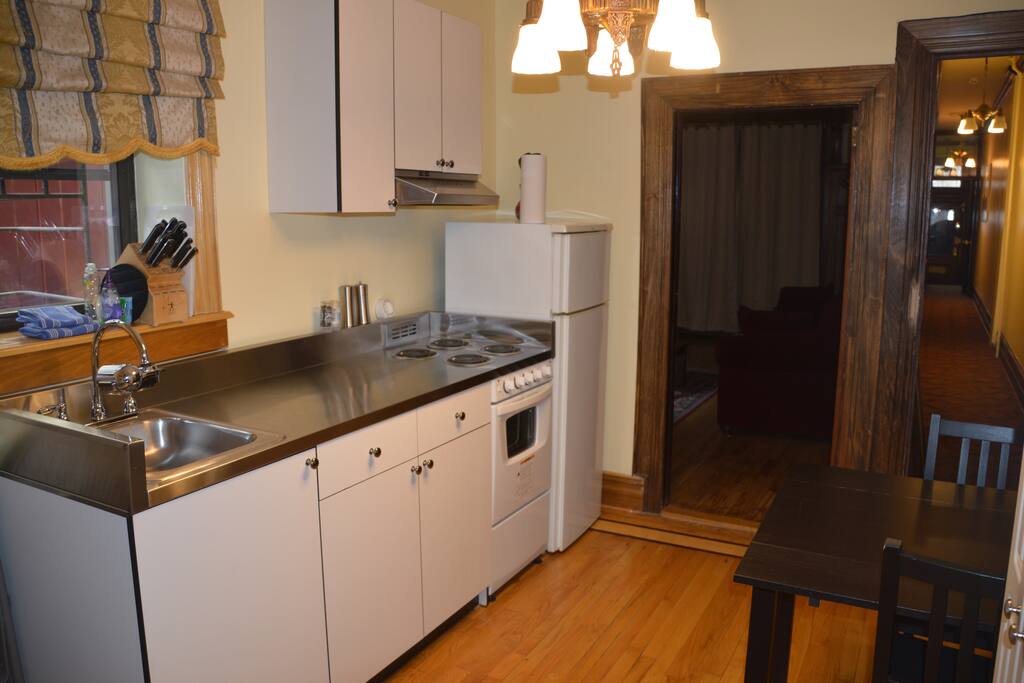 Another View Of Kitchen Looking Into Living Room/Second Bedroom