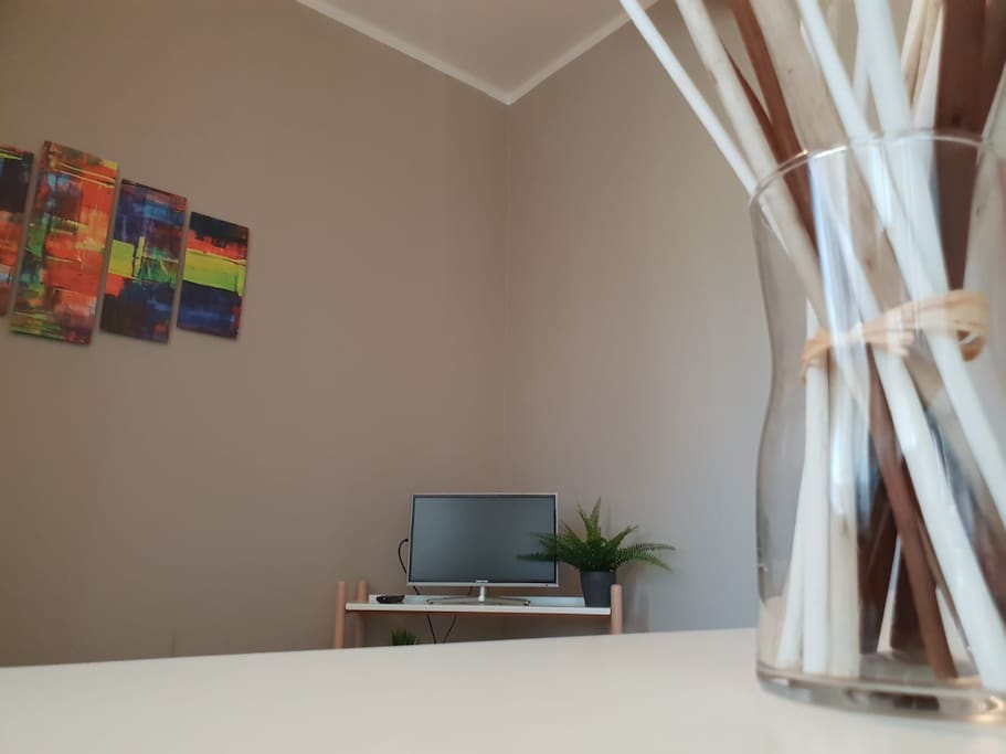 Sala con divano letto