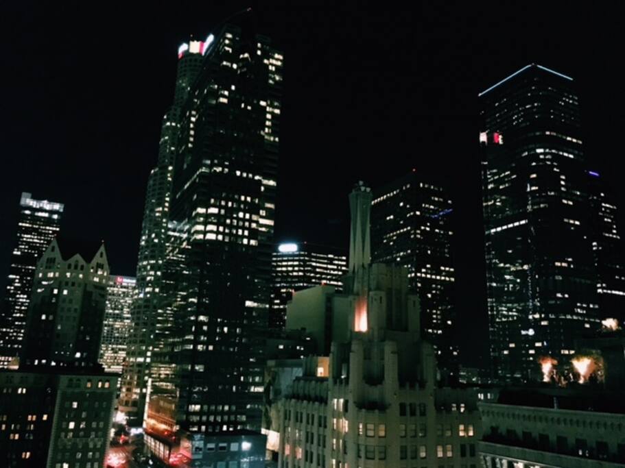 Amazing view of the city.