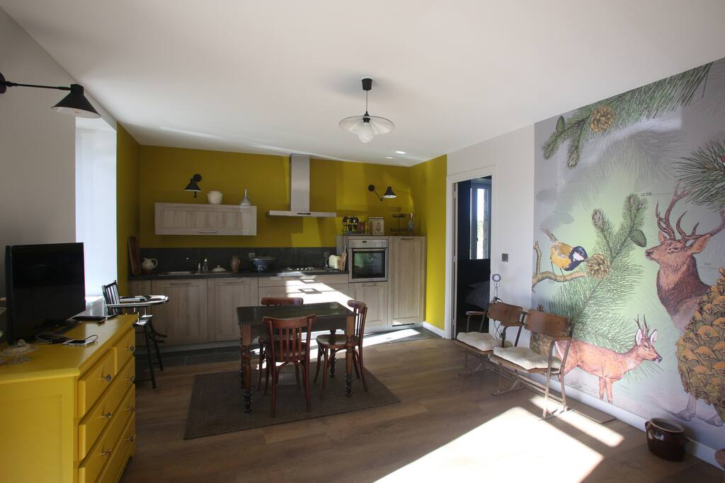 Cuisine d'été au rez de chaussé