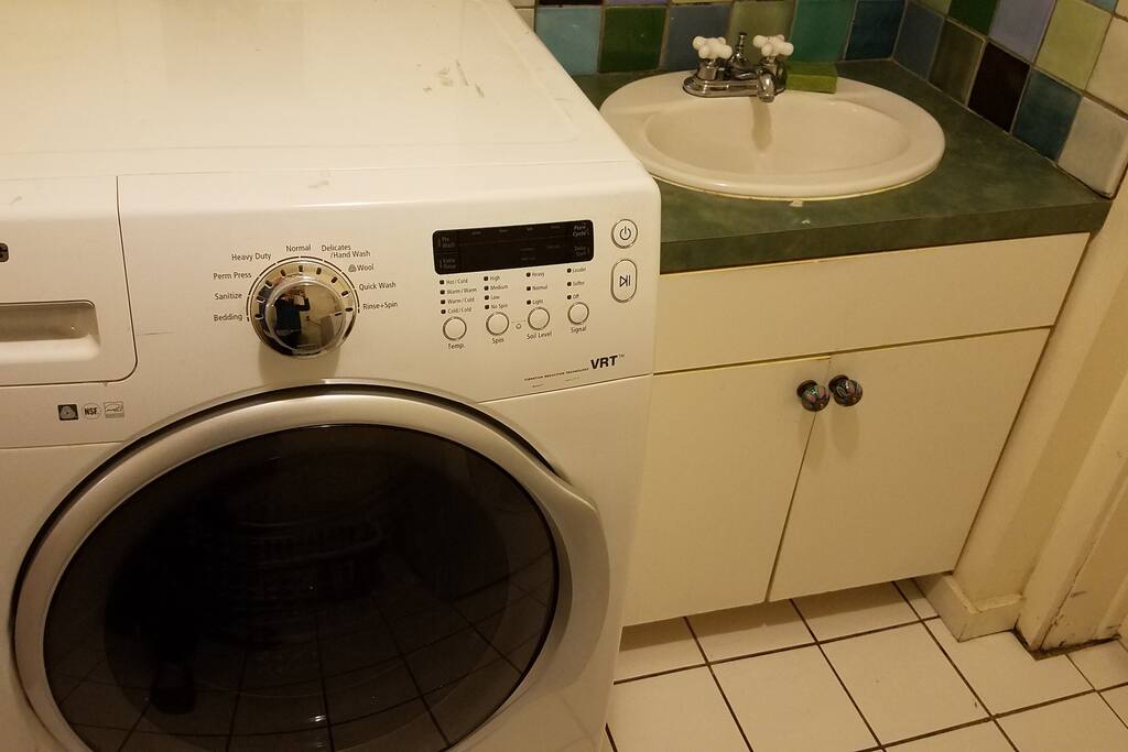 laundry and bath vanity