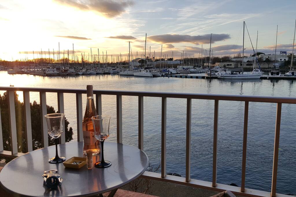 Balcon exposé ouest