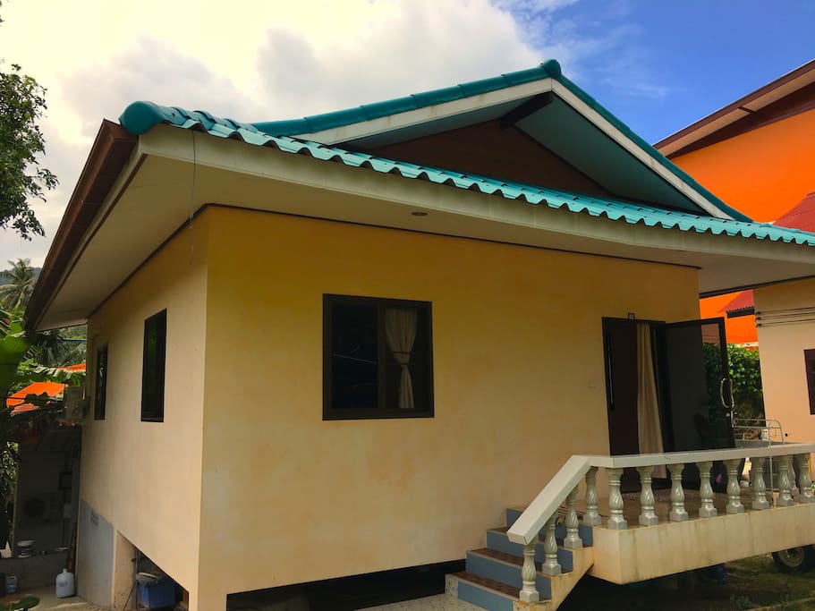 View of house from garden