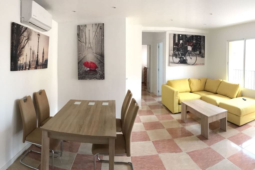 Very sunny living room