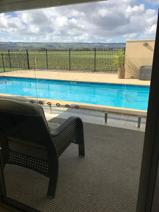 Relax by the pool, and soak up the views of McLaren Vale