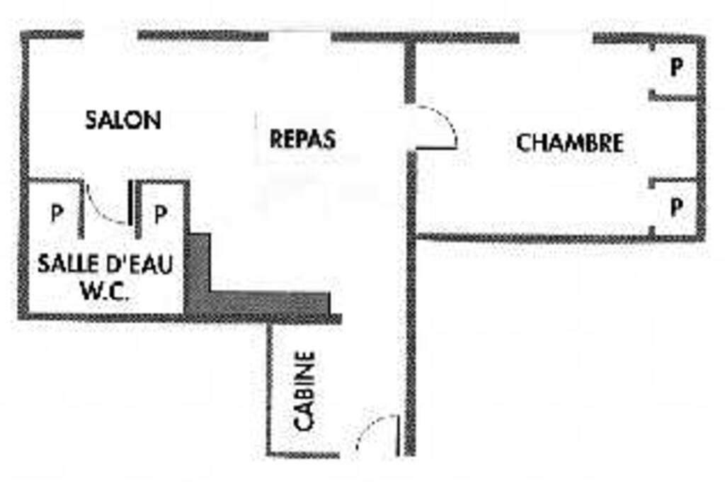 Plan du gîte les Romarins