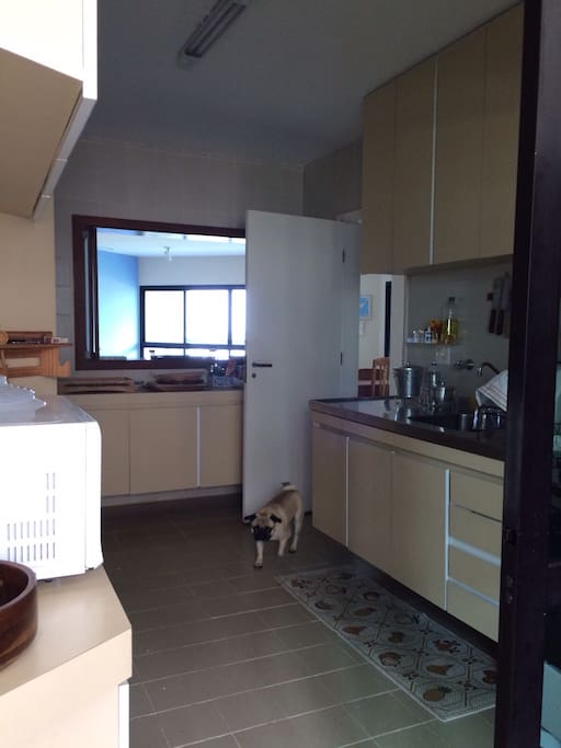 Uma parte da cozinha