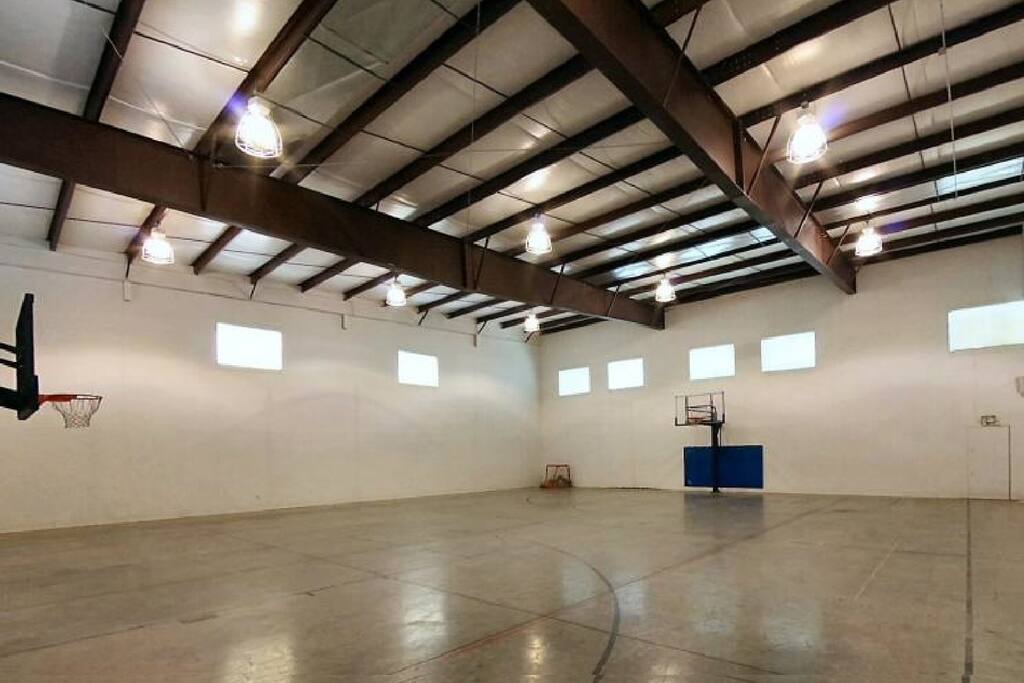 The basketball court