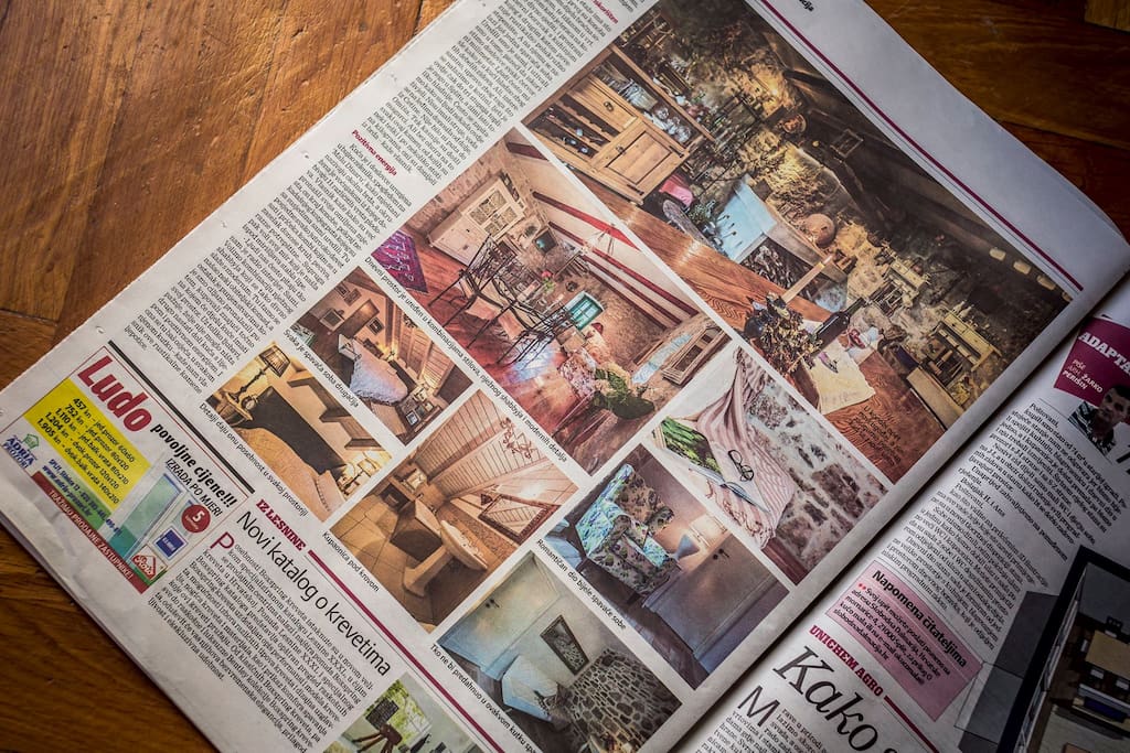 Our Villa in the newspaper
