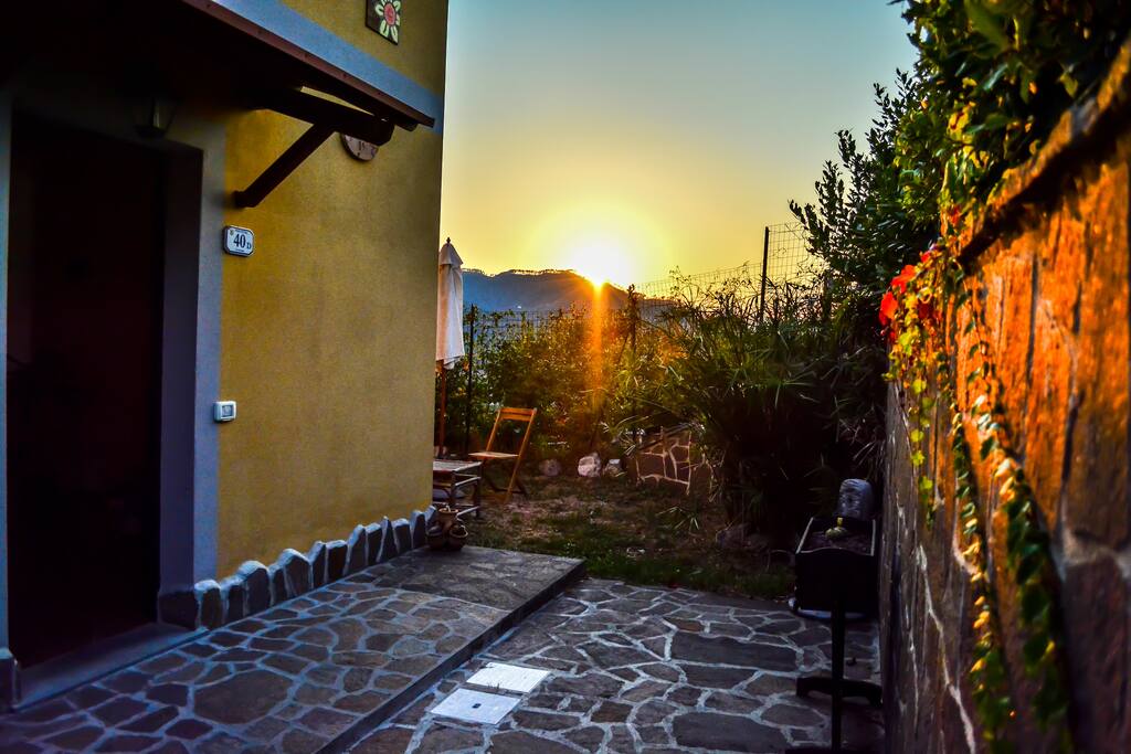 panorama del giardino