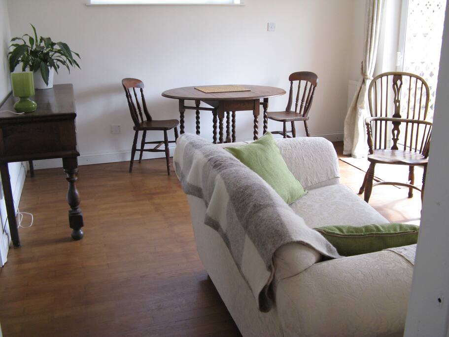 Sitting /dining room opens onto patio