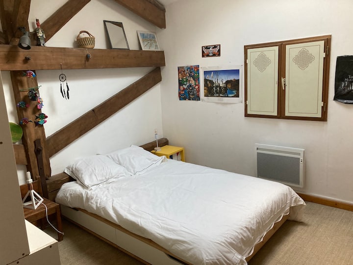 Dormitorio 3, cama doble 160 cm