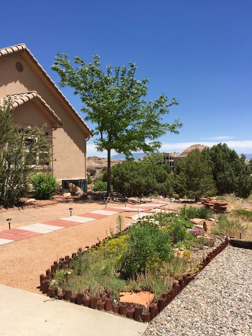 Parking & Private Pathway to Apartment