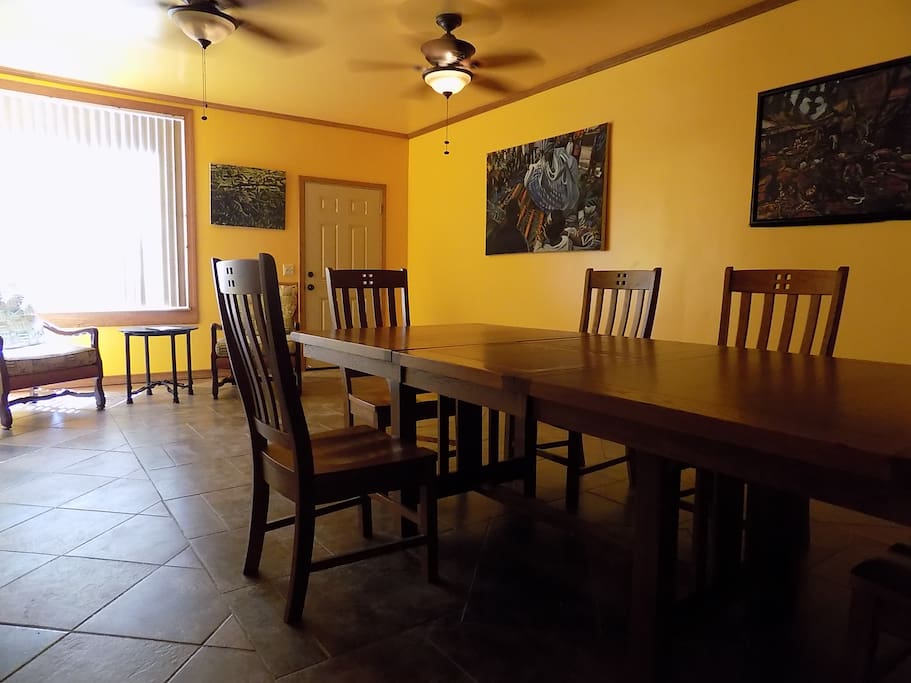 Big dining room table
