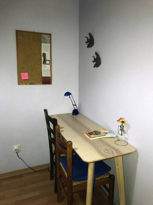 Working space in your room.