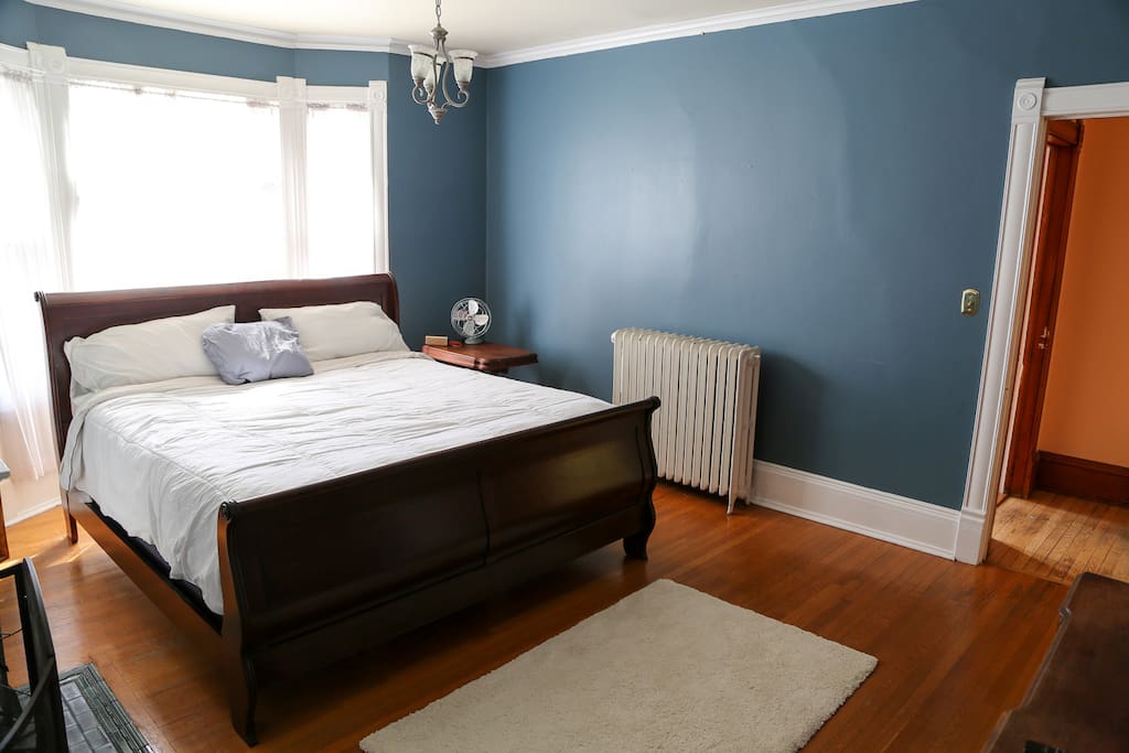 Plenty of light and lot's of closet space. Street Facing. Located on the second floor.