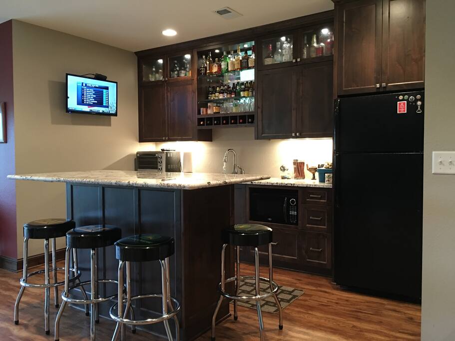 Basement bar