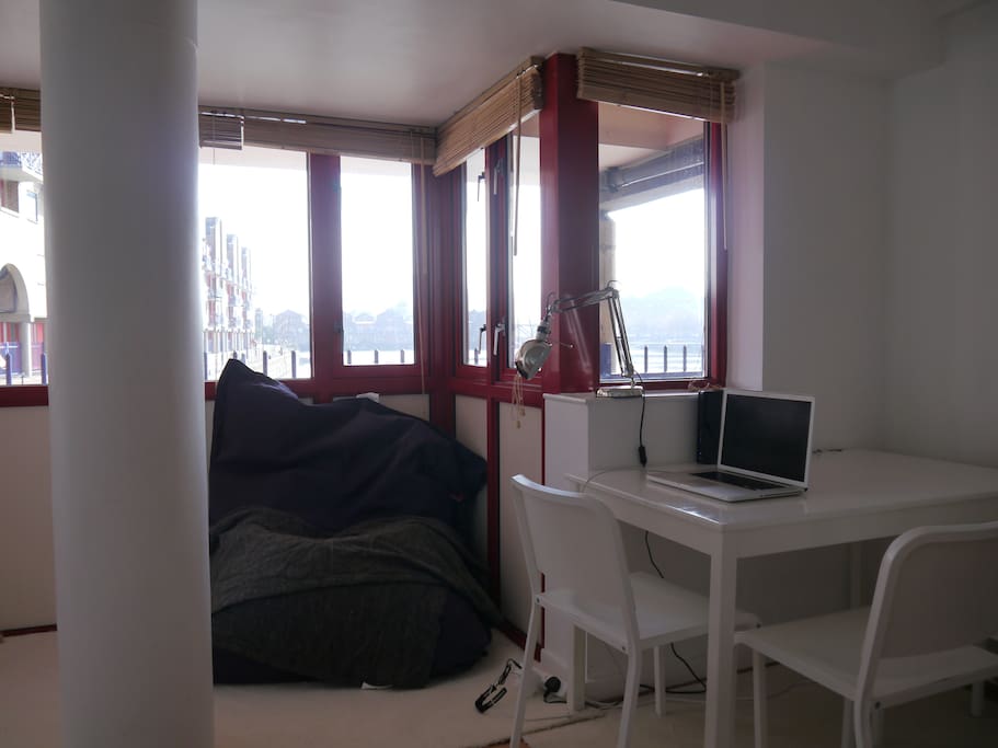 Place to eat and enjoy the view or just relax in the corner