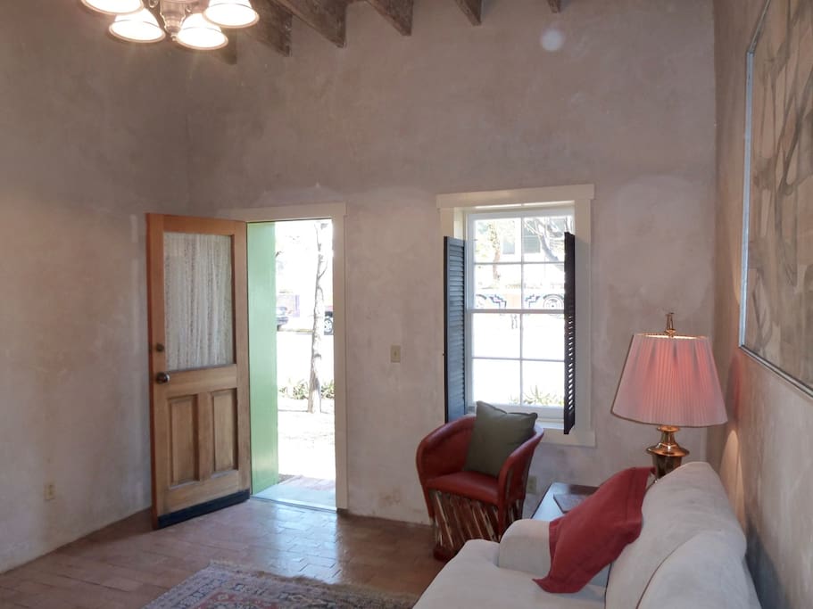 Front door & window