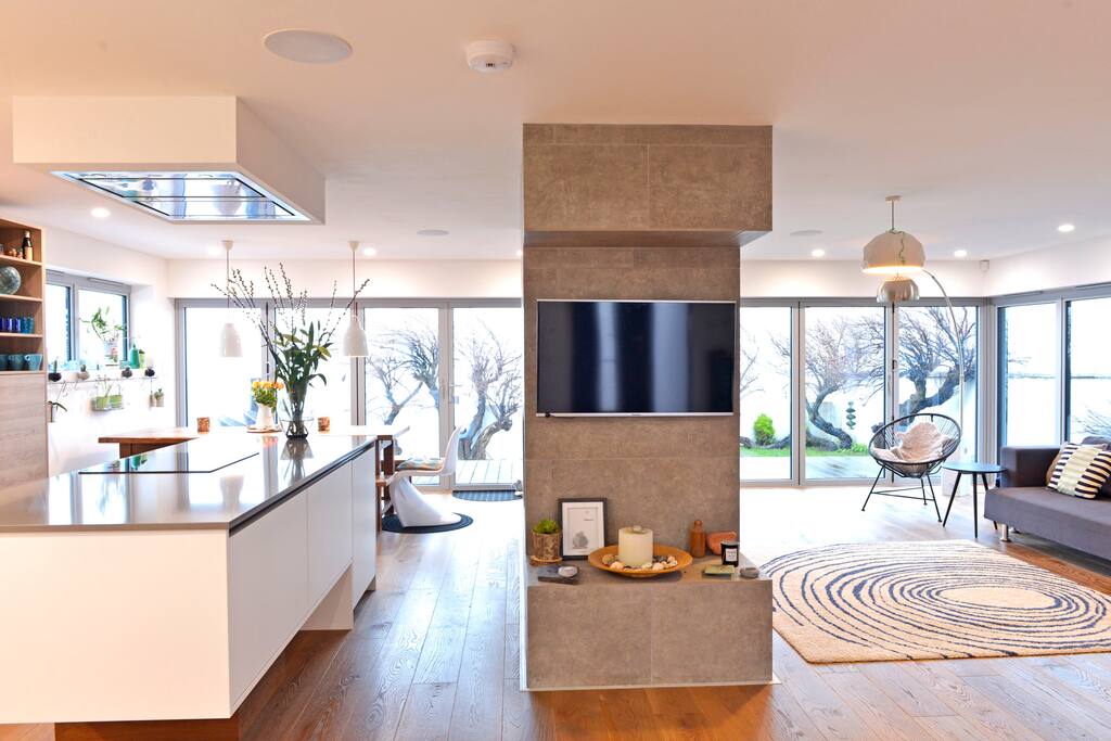 Contemporary open plan living space on ground floor