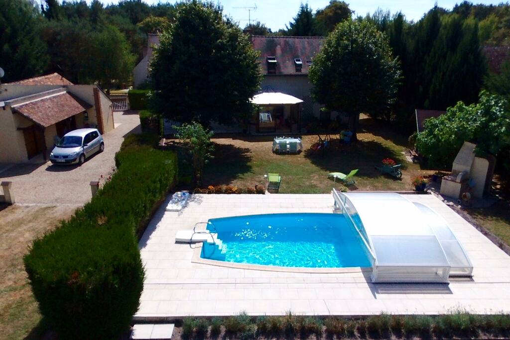 Gîte de la Miltière - Maison principale et jardin