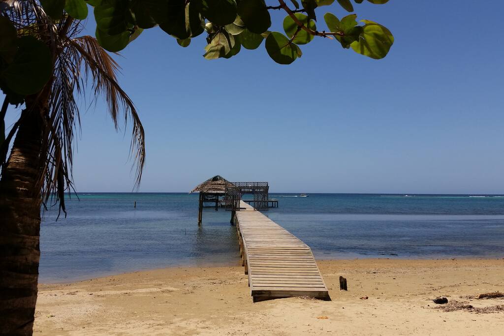 2 sets of snorkel equipment available as our guest for snorkeling our gorgeous reef right off our private 2-story pier!