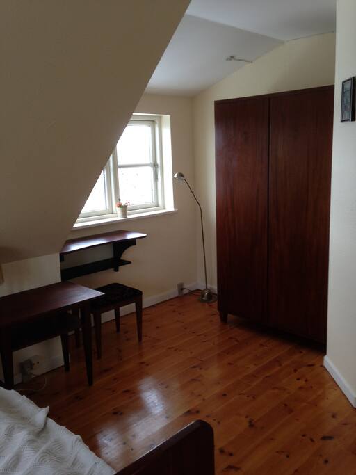 the bedroom
