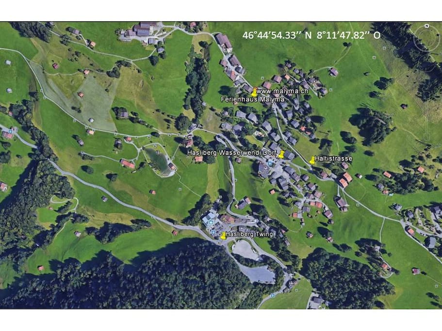 Anfahrt und Lage des Ferienhauses