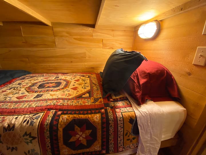 Bunk Bed, bottom bunk. 