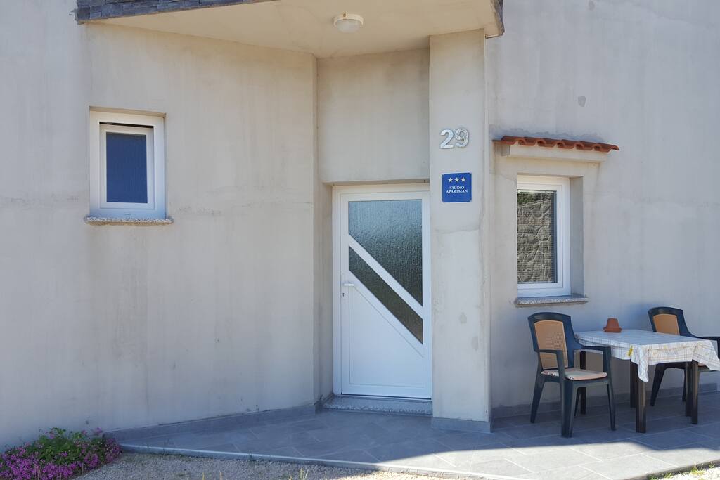 Entrance and terrace