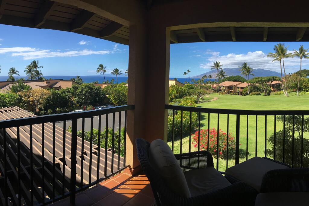 View from upstairs bedrooms